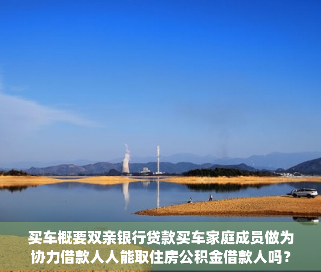 买车概要双亲银行贷款买车家庭成员做为协力借款人人能取住房公积金借款人吗？